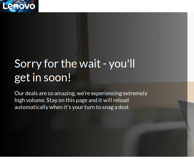 Lenovo is sorry too